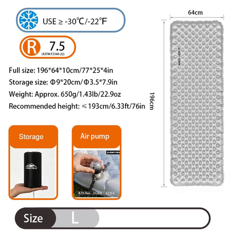 Image of Light Tour R7.5 20D Sleeping Pad