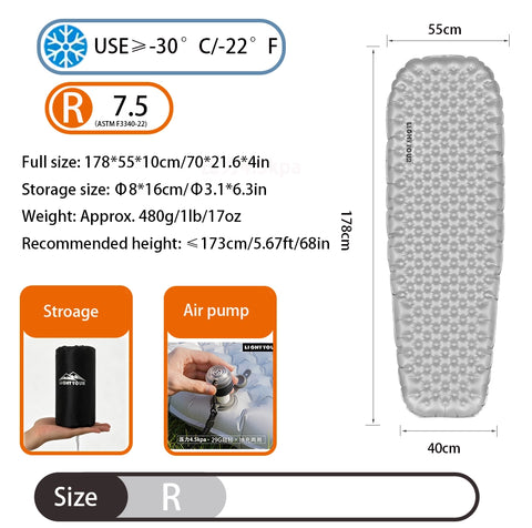 Image of Light Tour R7.5 20D Sleeping Pad